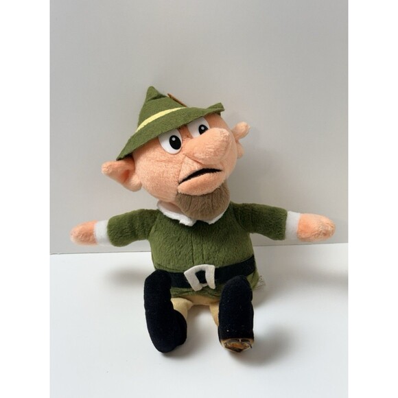 1999 CVS Stuffins 9” Plush BOSS ELF Misfit Rudolph Red Nosed Reindeer Tag Damage - Picture 7 of 13